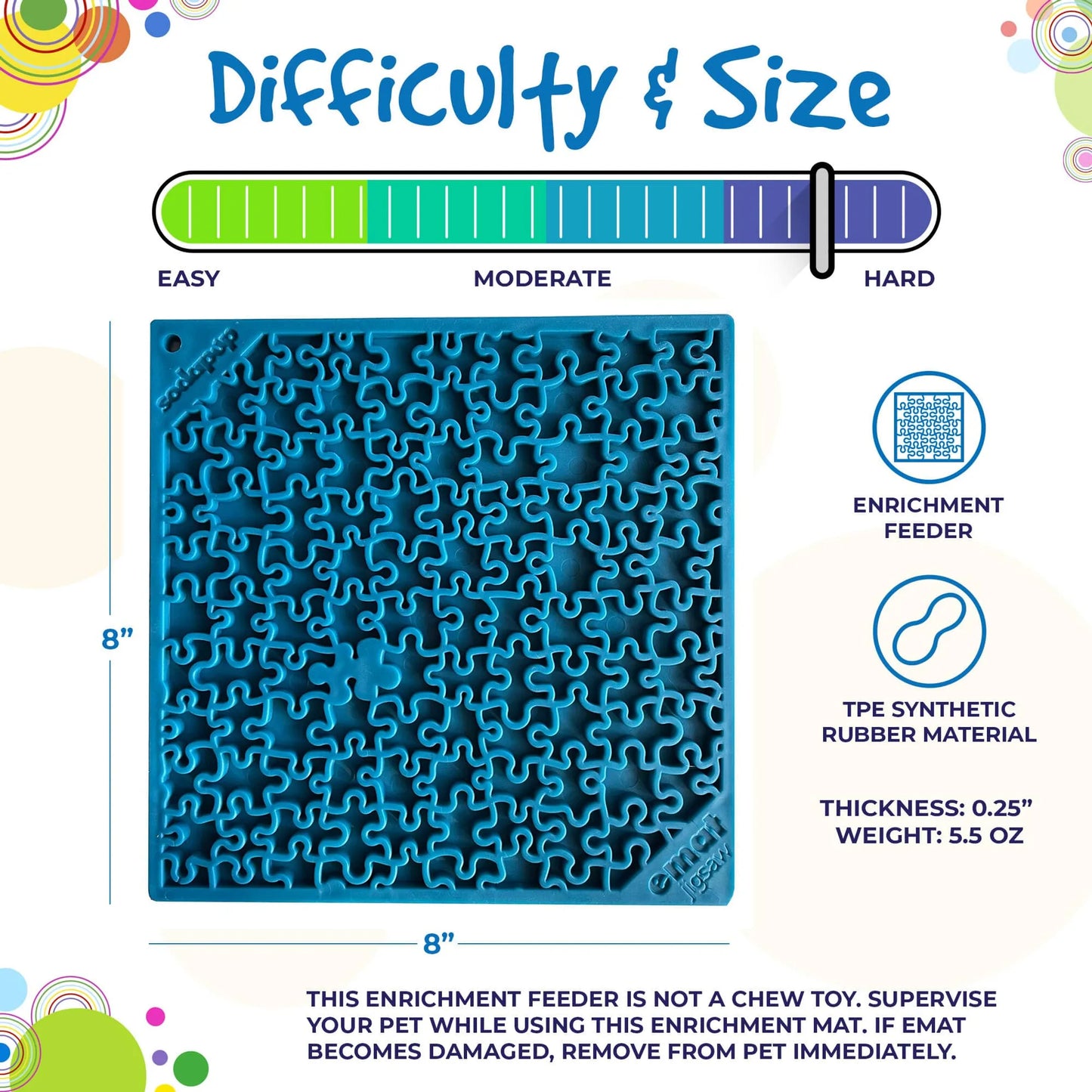 Jigsaw Design eMat Enrichment Lick Mat